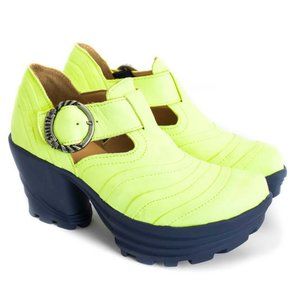 John Fluevog Bossa Nova Neon Yellow